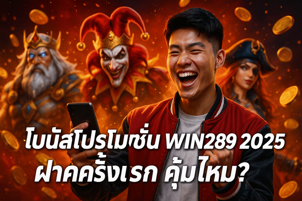 โบนัสโปรโมชั่น win289 2025 ฝากครั้งแรก คุ้มไหม?