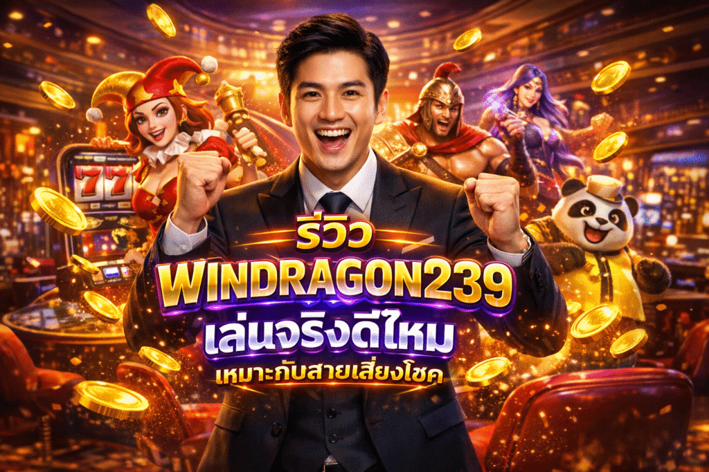 รีวิว WINDRAGON239 เล่นจริงดีไหม เหมาะกับสายเสี่ยงโชค
