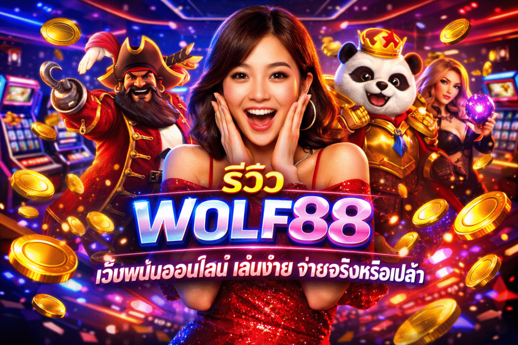 รีวิว WOLF88 เว็บพนันออนไลน์ เล่นง่าย จ่ายจริงหรือเปล่า