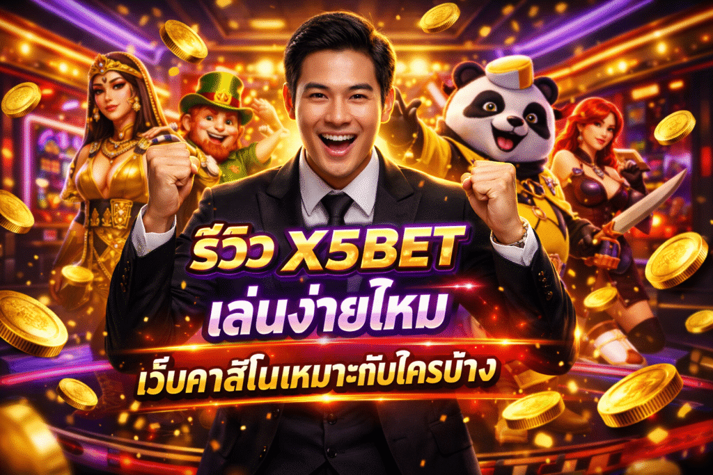 รีวิว X5BET เล่นง่ายไหม เว็บคาสิโนเหมาะกับใครบ้าง
